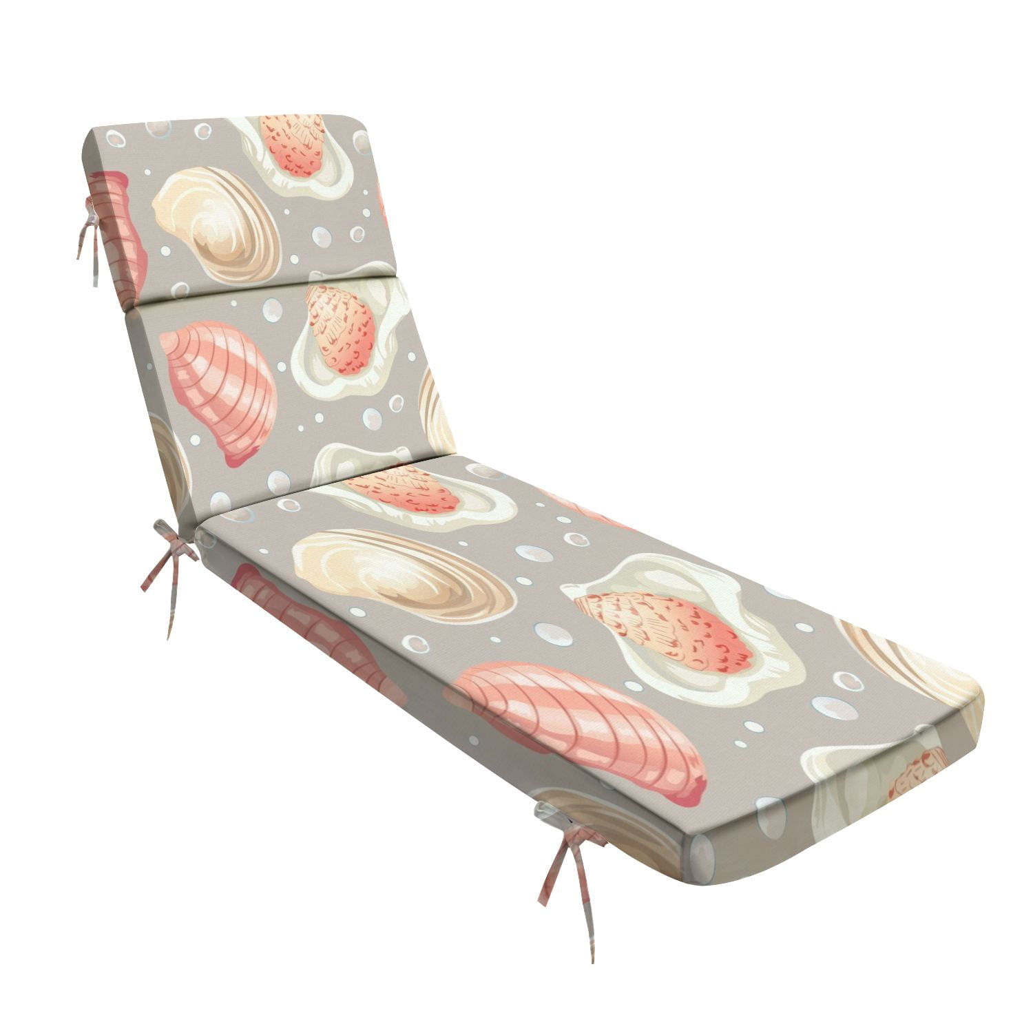 Outdoor Indoor Lounge Patio Cushion Coastal summer seashells starfish ...