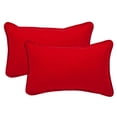 thumbnail image 1 of Pillow Perfect Inc. 355986 Pompeii Red Rectangle Throw Pillow (Set of 2, 1 of 2