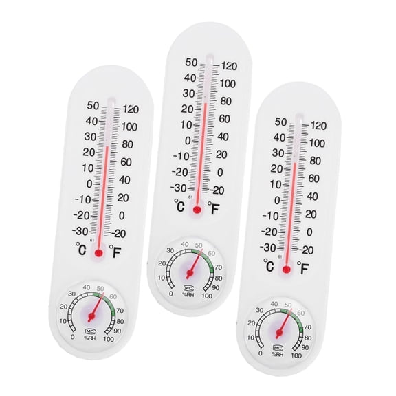 Outdoor/Indoor Thermometer Hygrometer, Temperature Humidity Gauge Meter with Celsius/Fahrenheit, Humidity Monitor, for Patio, Field, Cellar, Garden, Humidors, Greenhouse, Closet