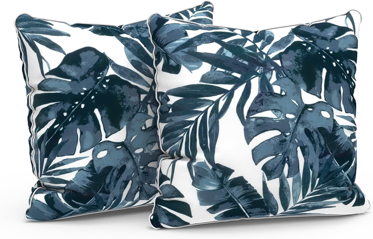 Outdoor/Indoor Throw Pillows, Decorative Patio Accent Pillows, Fluffy ...