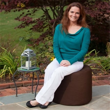 Outdoor-Indoor Weather Resistant Ottoman - Bay Brown