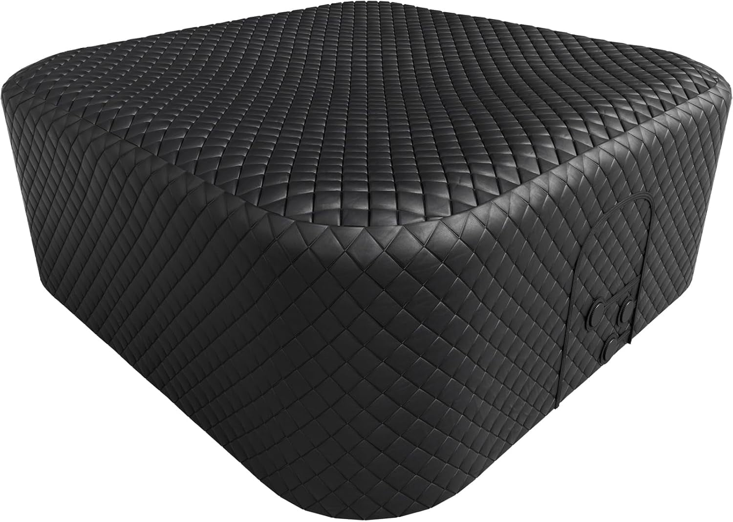 Outdoor Inflatable Hot Tub for 4-6 Person Square Thickened Insulation Cover(NOT Include Tub), Energy Efficient Hot Tub Insulated Thermal Cover Full Coverage for Keep Warm Extra Insulation Dustproof