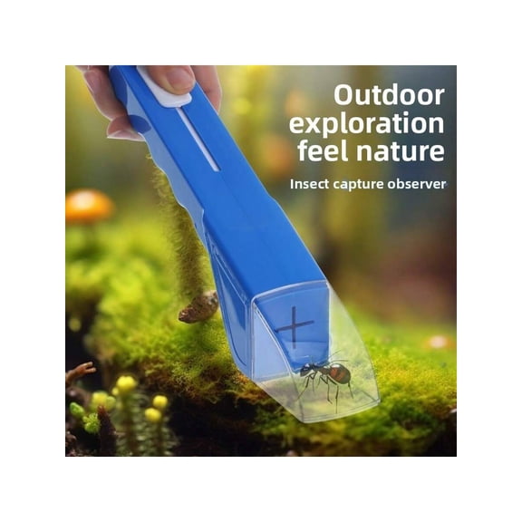 Outdoor Insect Catcher & Observation Box with Magnifying Lid, for Kids Nature Exploration, Bug Hunting, and Safe Temporary Habitat for Learning