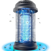 Outdoor Insect Killer, High Power Electric Mosquito Killer for Garden, Indoor and Outdoor, ABS Plastic Shell Black