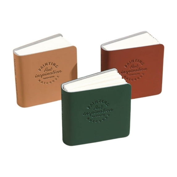 Outdoor Inspiration​​ 3-Pack Watercolor Sketchbooks 300GSM Paper Hard Cover Pocket Art Journals Portable Mini Painting Notebooks for Outdoor Inspiration Mixed Media Paper​​