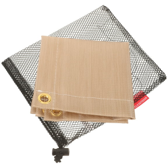 Outdoor Insulation Blanket Convenient Pit Emergency Fire Blankets Firebrick Coffee