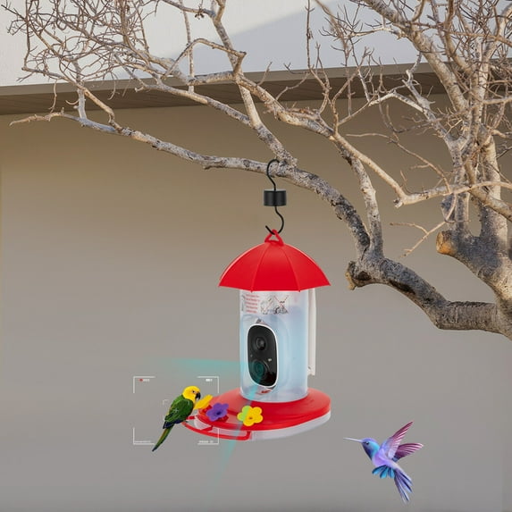 Outdoor Intelligent Video Bird Feeder,Smart Bird Feeder With Camera For With AI