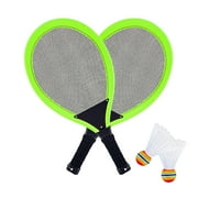 Outdoor Jioakfa Luminous Badminton Racket, Luminous Flashing Racket, Children'S Badminton A1076 Green