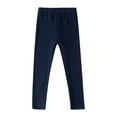 thumbnail image 1 of Outdoor Jogger Pants Clearance Toddler Kids Leggings Comfortable Leggings for Girls Cotton Leggings Softness and Breathability Trousers Girls Pants New Navy 2 Years, 1 of 5