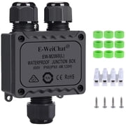 Outdoor Junction Box,ip68 Waterproof Junction Box,3-Way Y Outdoor Junction Box Waterproof,Underground Electrical Junction Box,Waterproof Junction Box Outdoor 5-12mm Electrical Junction Box