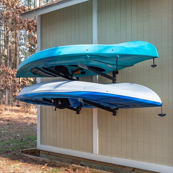 Double Kayak Storage Rack: Weather-Resistant, Durable, and Secure