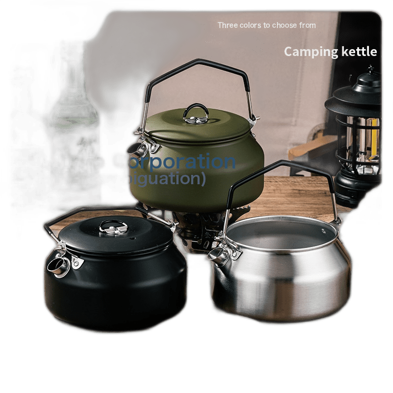 Outdoor Kettle 304 Stainless Steel Stove Cassette Stove Gas Tea Kettle ...