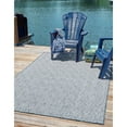 thumbnail image 1 of Outdoor Khence Collection Area Rug Blue - 6'x9', 1 of 5