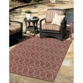 thumbnail image 1 of Outdoor Khence Collection Area Rug Rust Red - 7'10"x11', 1 of 5