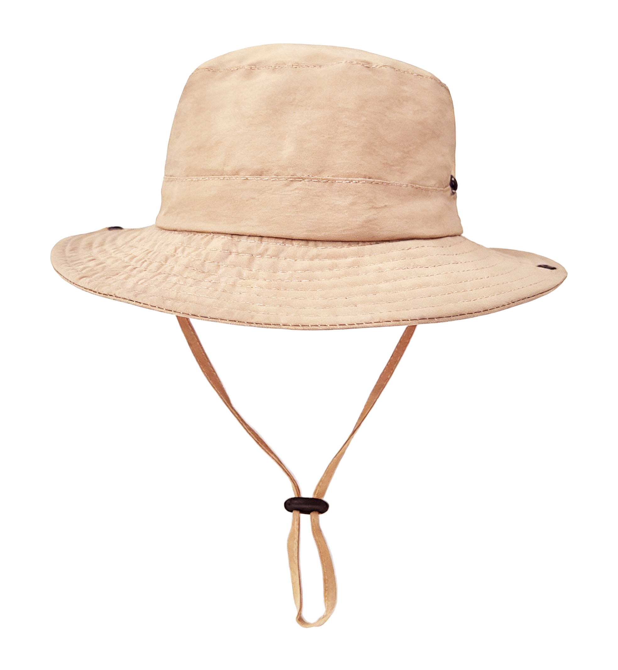 Outdoor Kids Sun Hat UPF 50+ Quick Dry Foldable Bucket Hat Lightweight Adjustable Fishing Safari Hat for Girls and Boys  Khaki