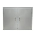 thumbnail image 1 of Outdoor Kitchen Door, BBQ Single Access Door Brushed Stainless Steel, BBQ Access Door for BBQ Island Grilling Station, 1 of 9