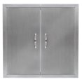 thumbnail image 2 of 36W X 24H Stainless Steel Outdoor Kitchen BBQ Access Door - Flush Mount - Modern Rust Resistant 2 of 5