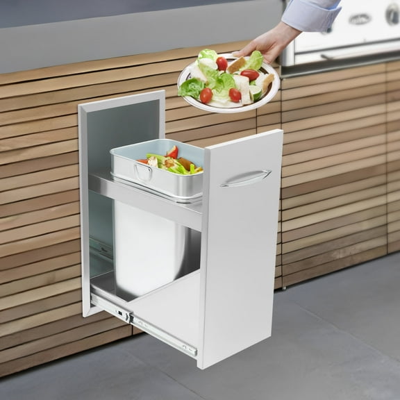 Outdoor Kitchen Drawer, Stainless Steel Drawer for Outdoor Kitchens or BBQ Island, Stainless Steel Outdoor Kitchen Drawer