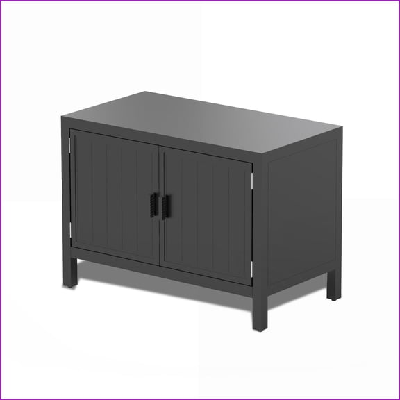 Outdoor Kitchen Island with Storage, Aluminum Grill Prep Table + Cover | Aluminum | Grey