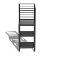 thumbnail image 1 of Outdoor Kitchen Island with Storage, Aluminum Kitchen Storage Island Outdoor Prep Table with Double Storage Rack, Freestanding Outdoor Corner Cabinet, 1 of 7