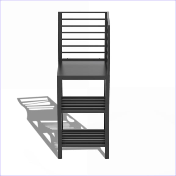 Outdoor Kitchen Island with Storage, Modular Aluminum Prep Table | Grey | Aluminum