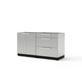 thumbnail image 1 of NewAge Products Outdoor Kitchen Stainless Steel 2 Piece Cabinet Set with 3-Drawer Cabinet and 2-Door Cabinet, 1 of 8
