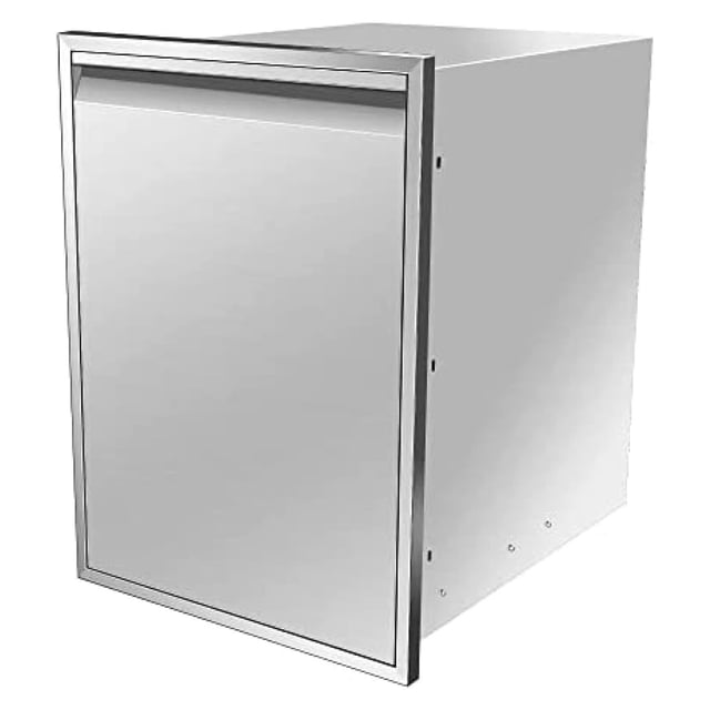 Outdoor Kitchen Trash Drawer with Trash Bin Pull Out Drawers for