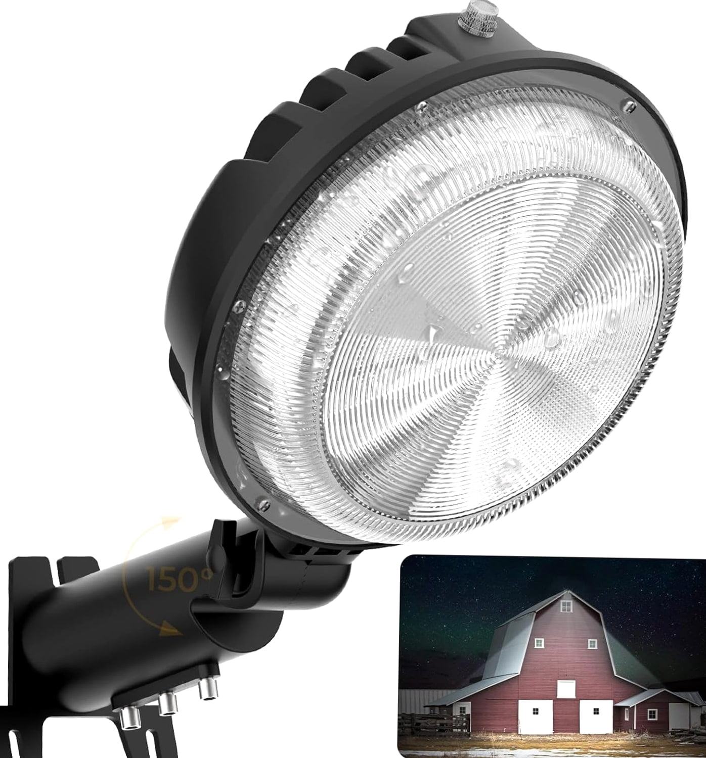 Outdoor LED Barn Light, 150W 20000LM Dusk to Dawn Security Light, IP66 ...