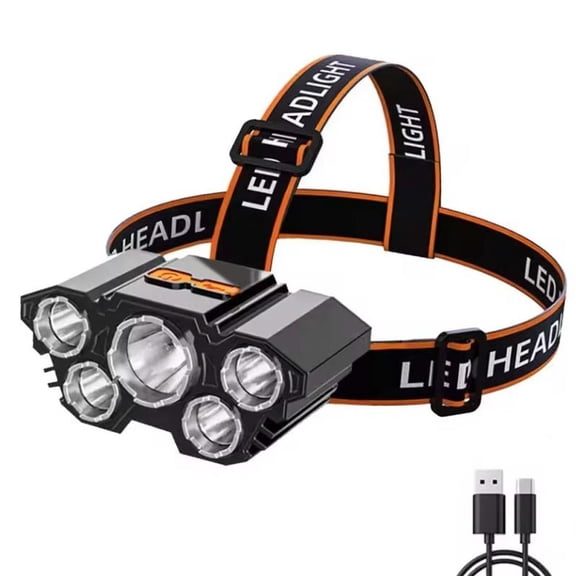 Outdoor LED Headlight with Motion Activation and Battery Features,