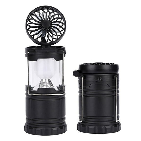 Outdoor LED Lanterns, Camping Lantern with Fan, Bright Battery Powered Hanging Lanterns for Camping Hiking