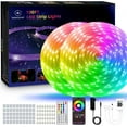 Outdoor LED Strip Lights,100FT RGB Color Changing Indoor/Outdoor