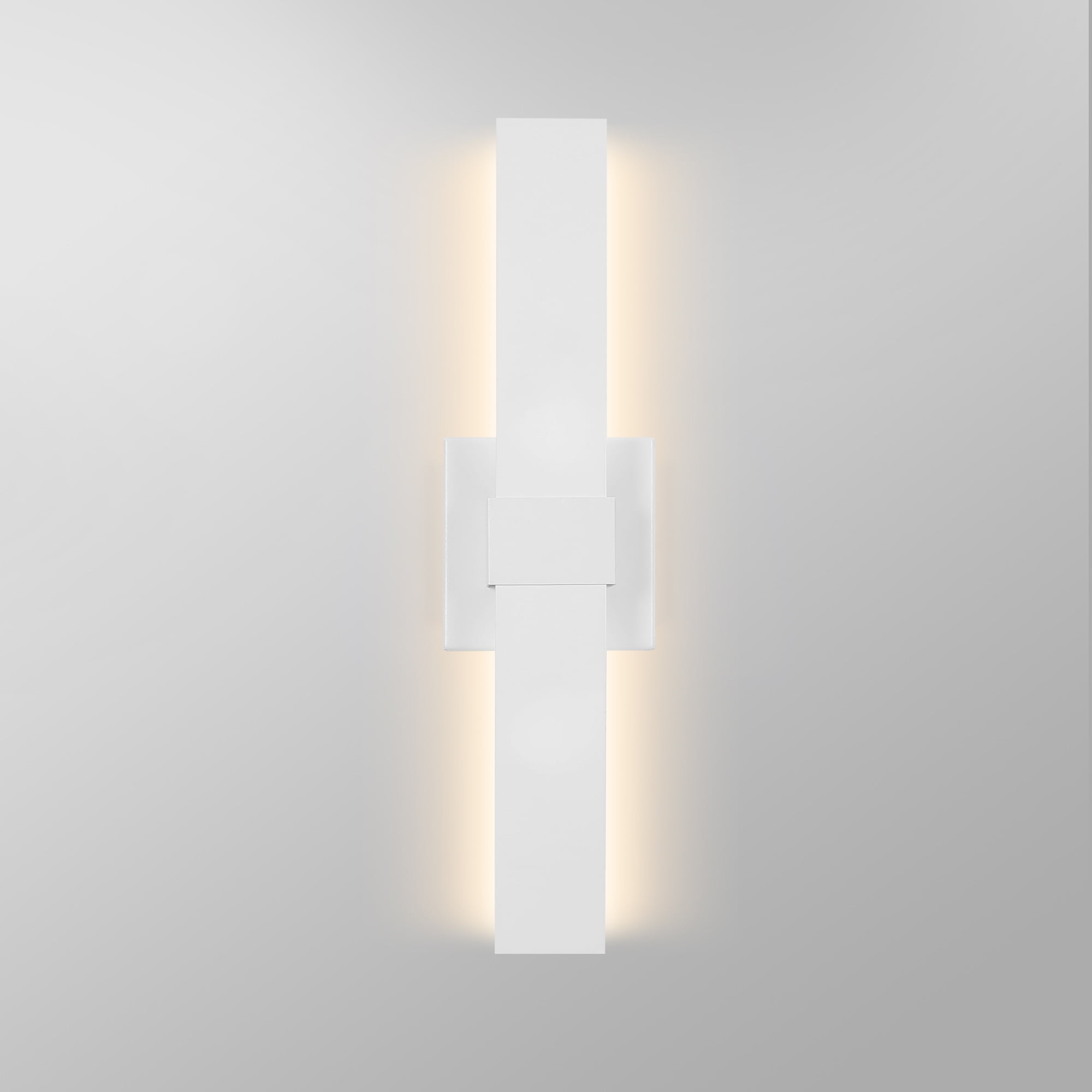 Outdoor LED Wall Light LED Linear Modern Porch & Patio Wall Sconce Black Exterior Lights Wall Light for Living Room Garage Bathroom(23.6H White)