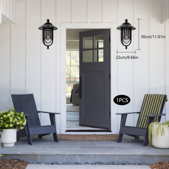 Outdoor LED Wall Sconce Dusk To Dawn Light Lamp Exterior Motion Sensor Wall Lamp