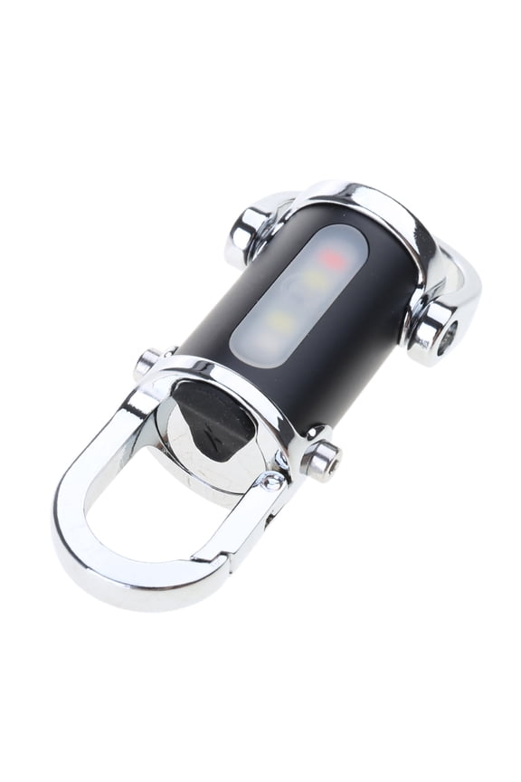 Outdoor LED Work Light Keychain Rechargeable Flashlight Pendant Keyring for Adventure Multifunctional Backpack Jewelry