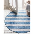 thumbnail image 1 of Outdoor Laaset Collection Area Rug Blue - 4' Round, 1 of 5