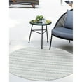 thumbnail image 1 of Outdoor Laaset Collection Area Rug Teal - 10' Round, 1 of 5