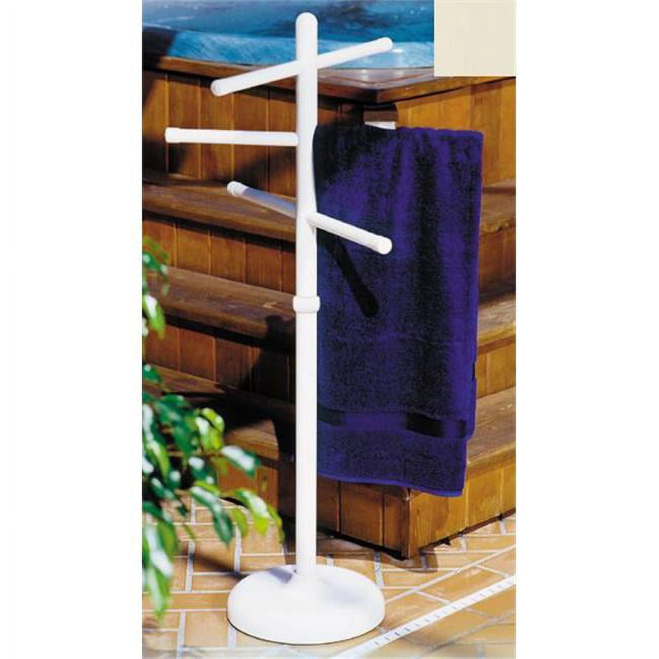 Outdoor Lamp company Portable Outdoor 3 Bar Towel Tree - Bone - Walmart.com