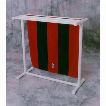 Outdoor Lamp company Portable Outdoor 5 Bar Towel Rack - White