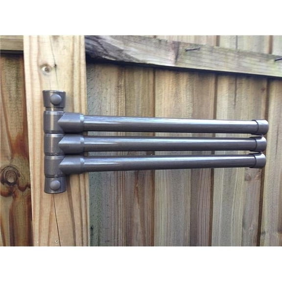 Outdoor LampWM6-BRZ Wall Mount 6 Bar Towel Rack, Bronze