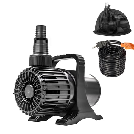 OYO WATER 5600GPH Amphibious Pond Pump for Waterfall, Garden, Irrigation, Hydroponics - Submersible, 305W, IPX8