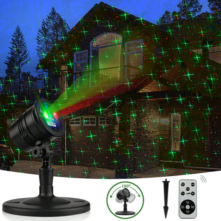Outdoor Laser Light, Christmas Projector Lights, Laser Star Light with  Remote Control, Indoor Outdoor Holiday Decoration, Christmas Gift, Wedding  