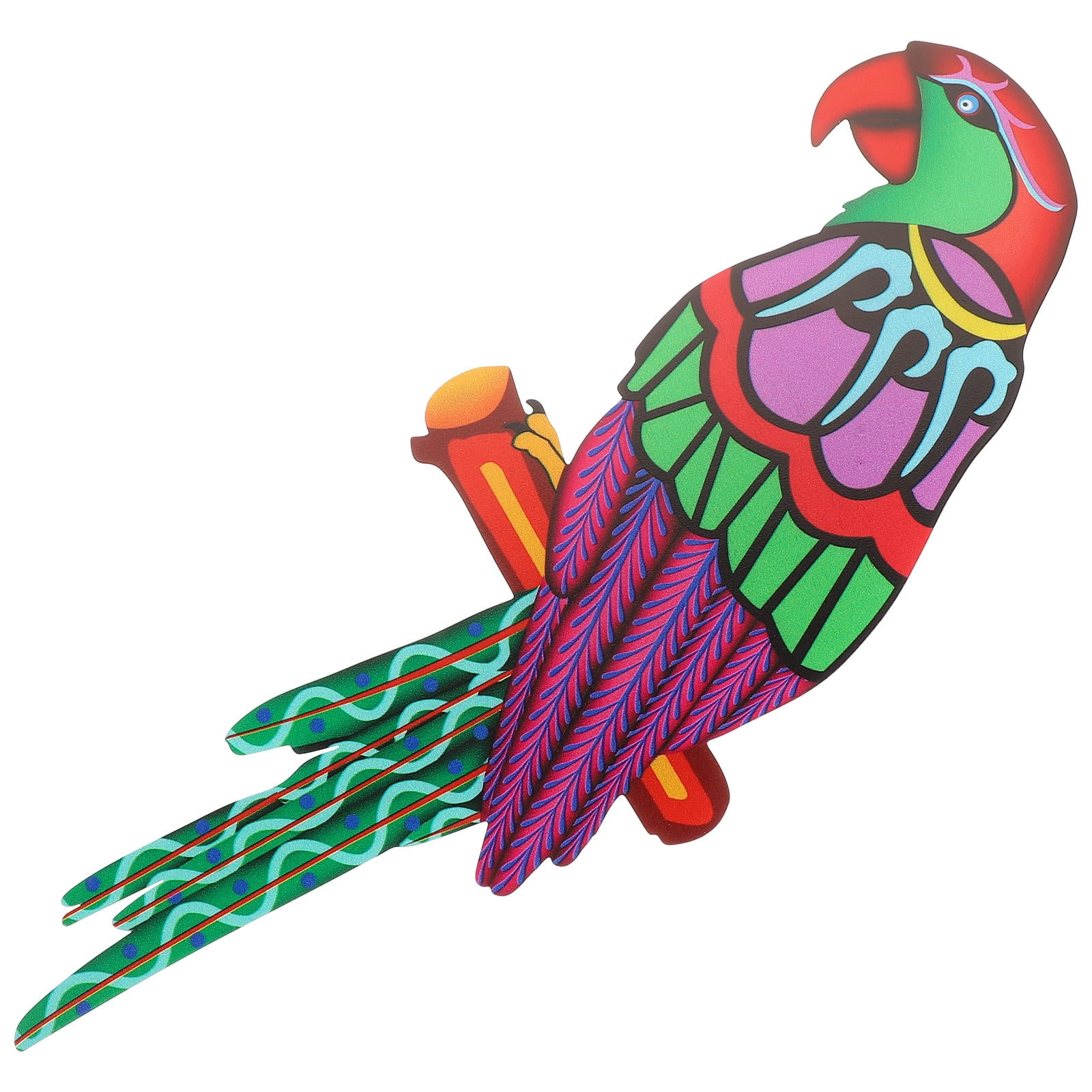 Outdoor Lawn Decorations Iron Toucan Tropical Bird Metal Wall Art