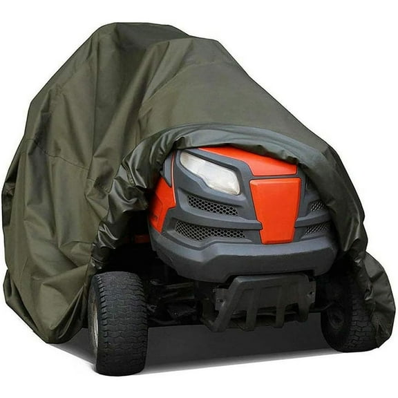 Outdoor Lawn Mower Rain Cover,Riding Lawn Mower Dust Cover Suitable For Tractor, Beach Buggy (Green)