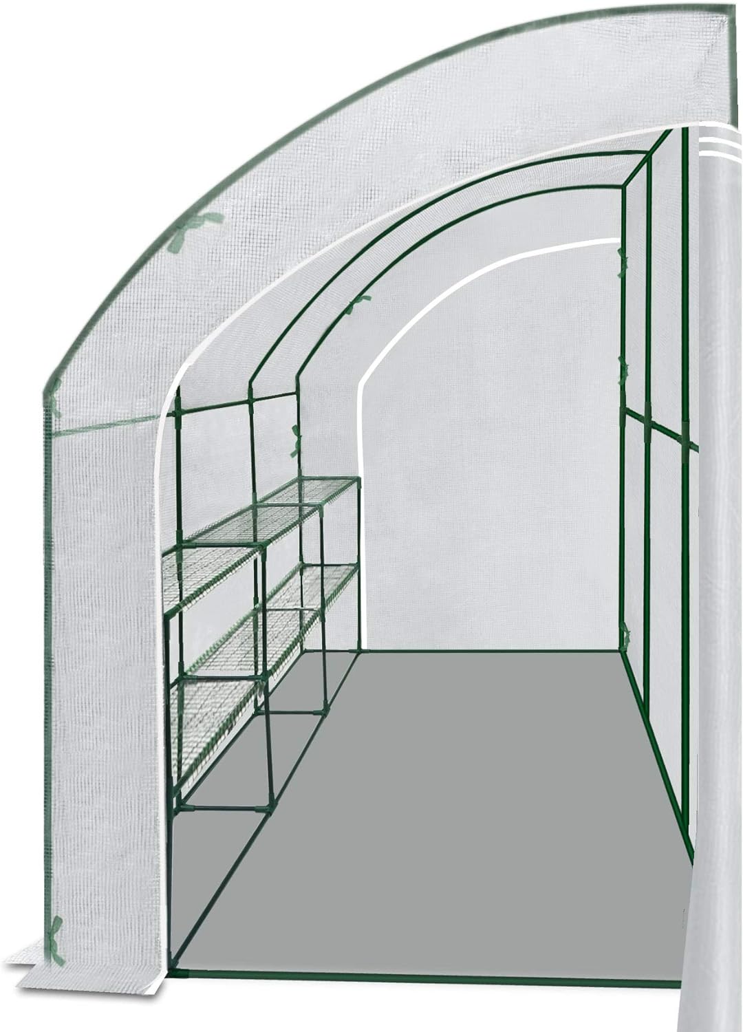 Outdoor Lean To Large WalkIn Wall Mounted Greenhouse Portable