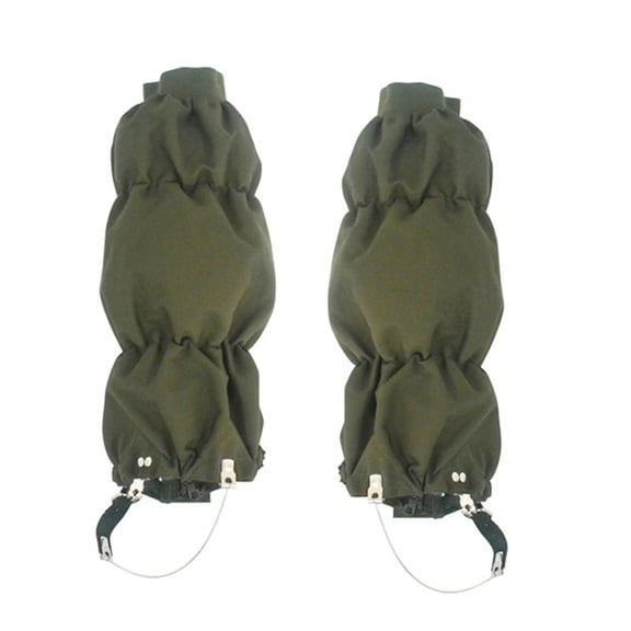 Outdoor Leg Gaiters Protection for Legs Gaiter for Snake Proof Waterproof Snow Cover Adjustable Legging, Green