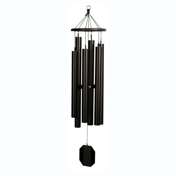 Outdoor Leisure Products Traditional Aluminum Wind Chime in Black