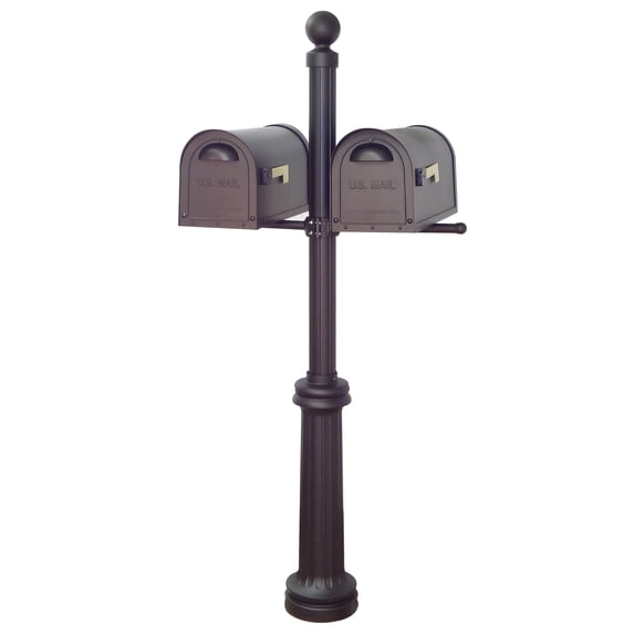 Outdoor Letter Holder Classic Curbside Mailboxes and Fresno Double Mount Mailbox Post