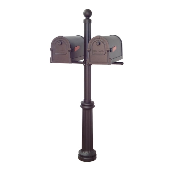 Outdoor Letter Holder Savannah Curbside Mailboxes and Fresno Double Mount Mailbox Post
