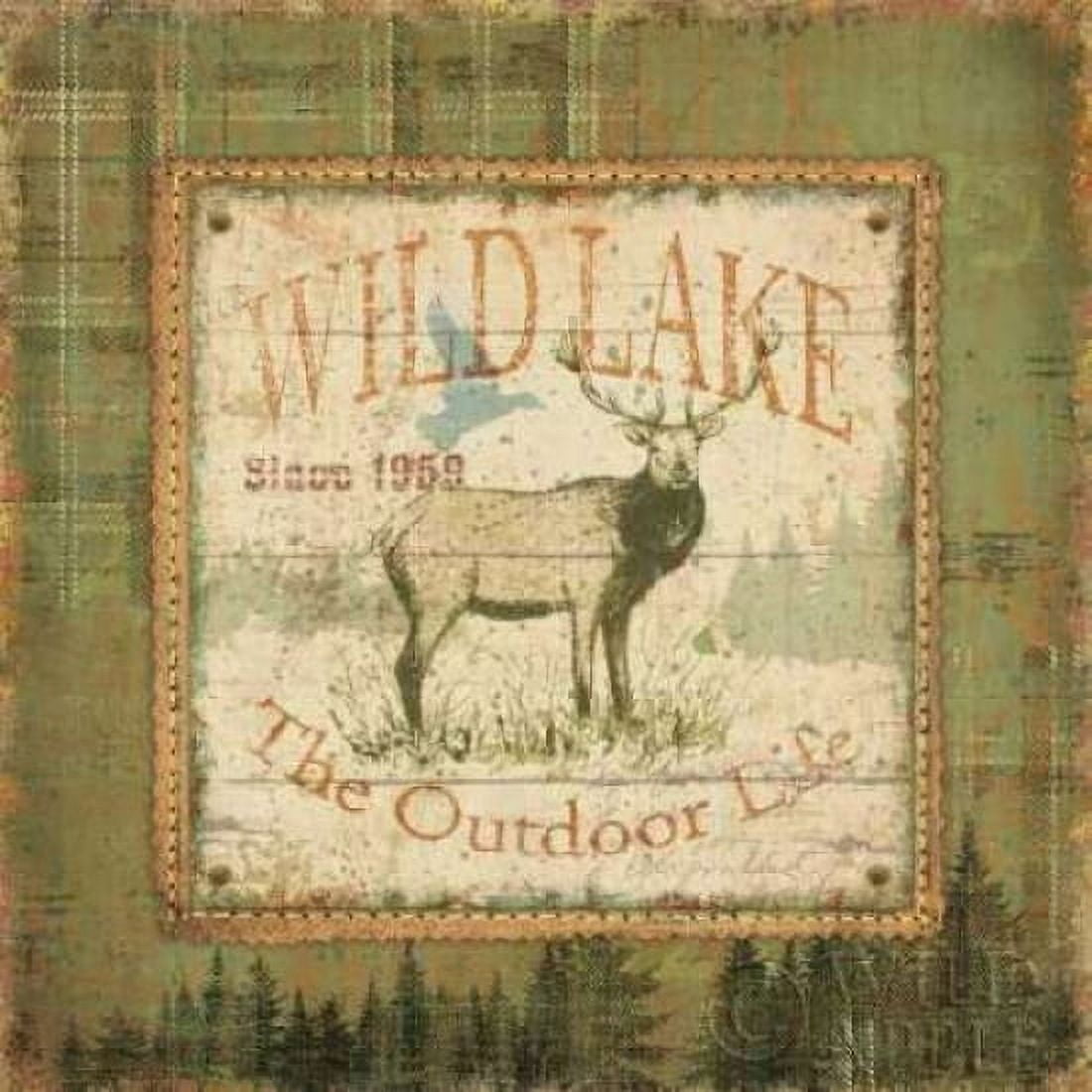Outdoor Life I Canvas Art - Pela (24 x 24)