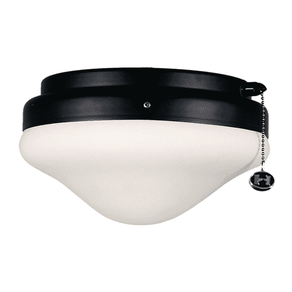 Vivio Lighting 2-Light Matte Black Integrated LED Ceiling Fan Lighting Kits